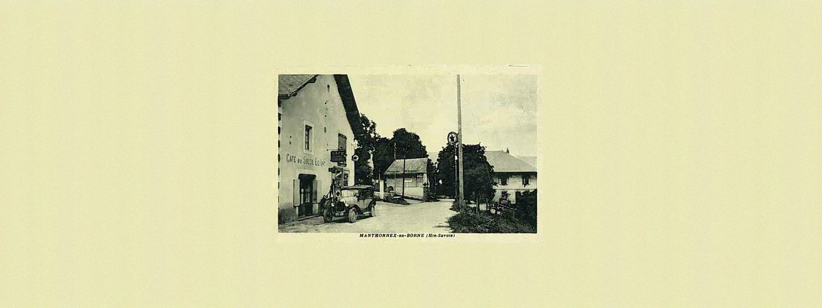 Ancienne carte postale de Menthonnex-en-Bornes