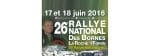 Rallye des Bornes les 17 et 18 juin 2016