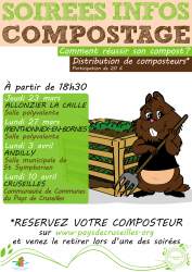 Affiche infos compostage