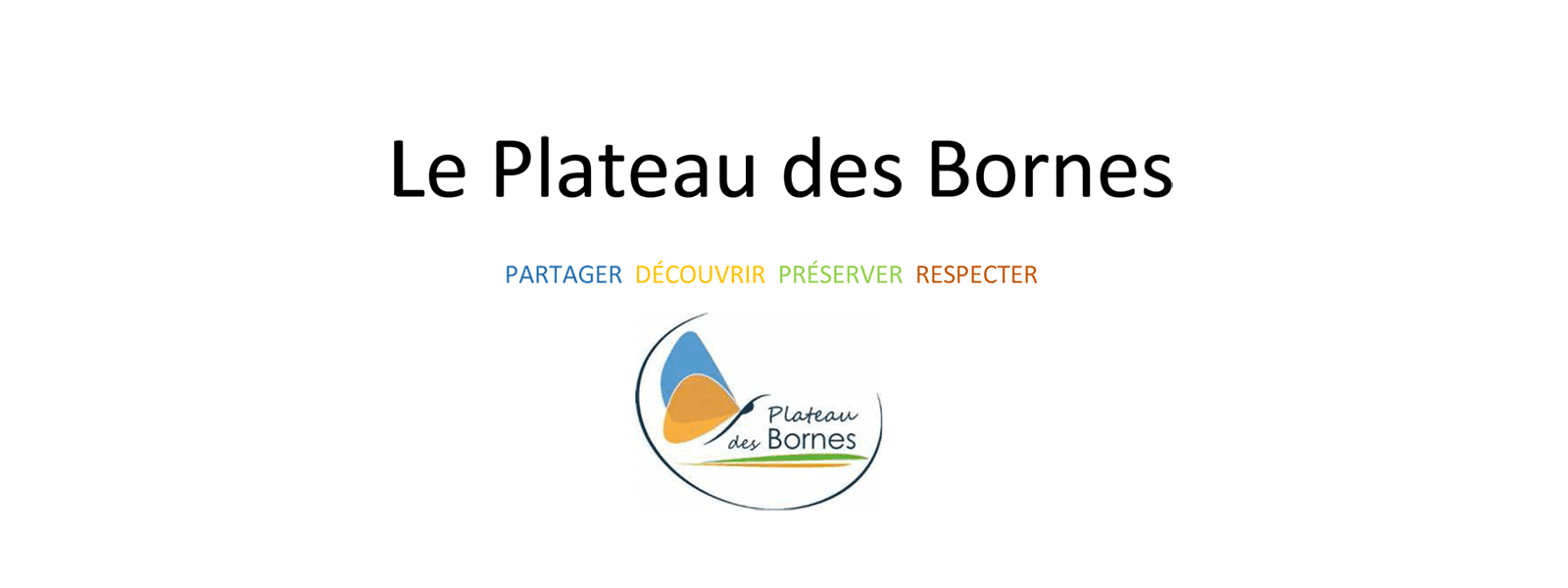 Logo du Plateau des Bornes