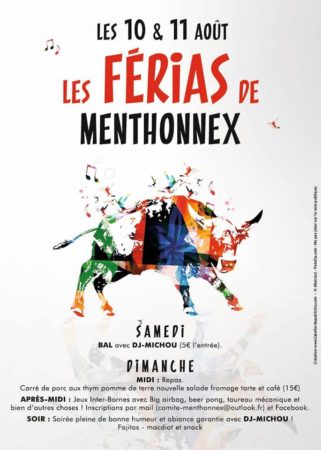 Férias de Menthonnex-en-Bornes les 10 et 11 août 2019