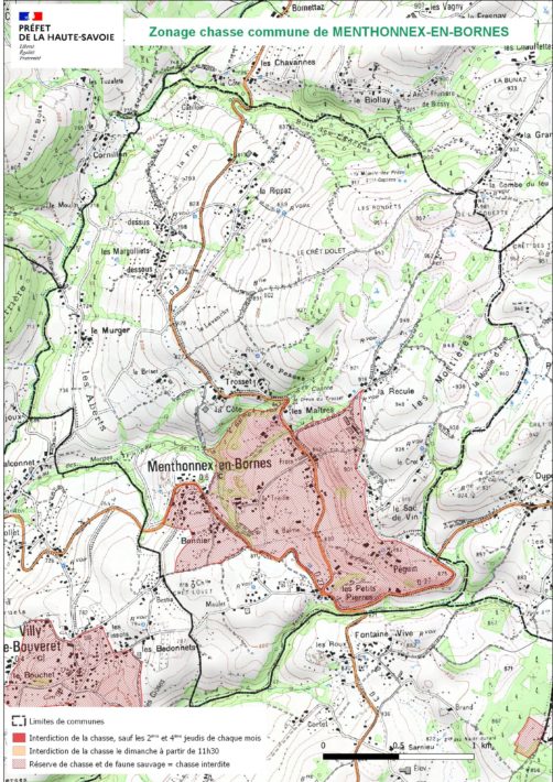 Réserves de chasse à Menthonnex-en-Bornes