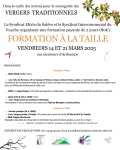 Formation à la taille les 14 et 21 mars 2025