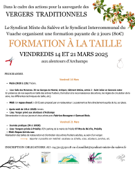 Formation à la taille les 14 et 21 mars 2025